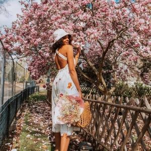 H&M Linen Blend Wildflower Collection